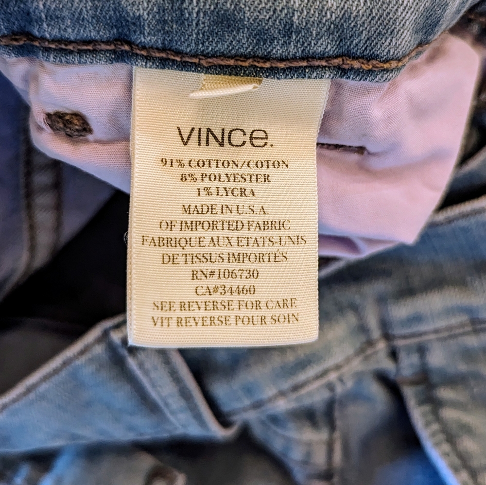 VINCE fonda trouser jeans sky 4 (K7) - Picture 10 of 11